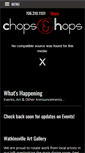 Mobile Screenshot of chopsandhops.com